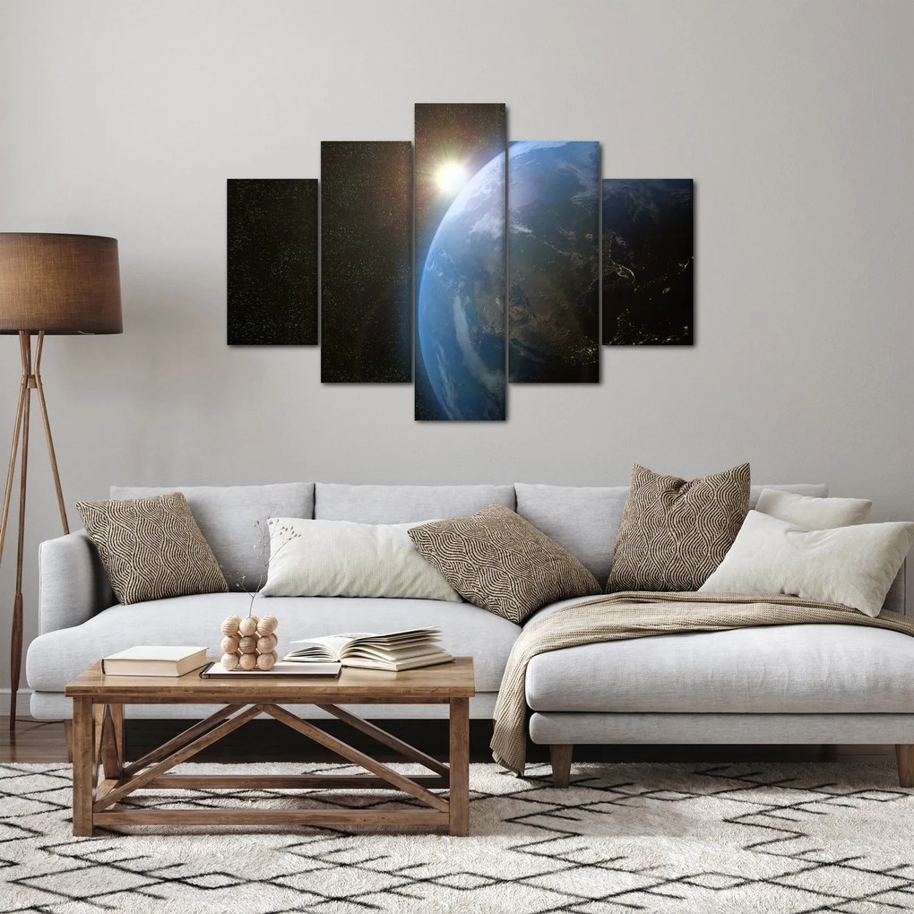 A táj képe az űrből (150x105 cm)