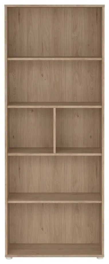 Natúr színű könyvespolc tölgyfa dekorral 80x205 cm Sign – Tvilum