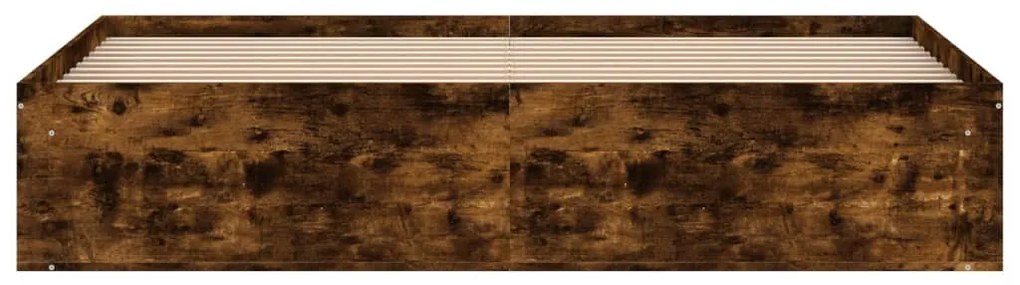 füstös tölgyszínű ágykeret 180 x 200 cm