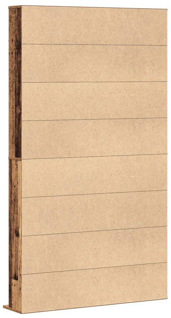 CD Szekrény - Régi Fa - 101x23x177.5 cm - Mérnöki Fa