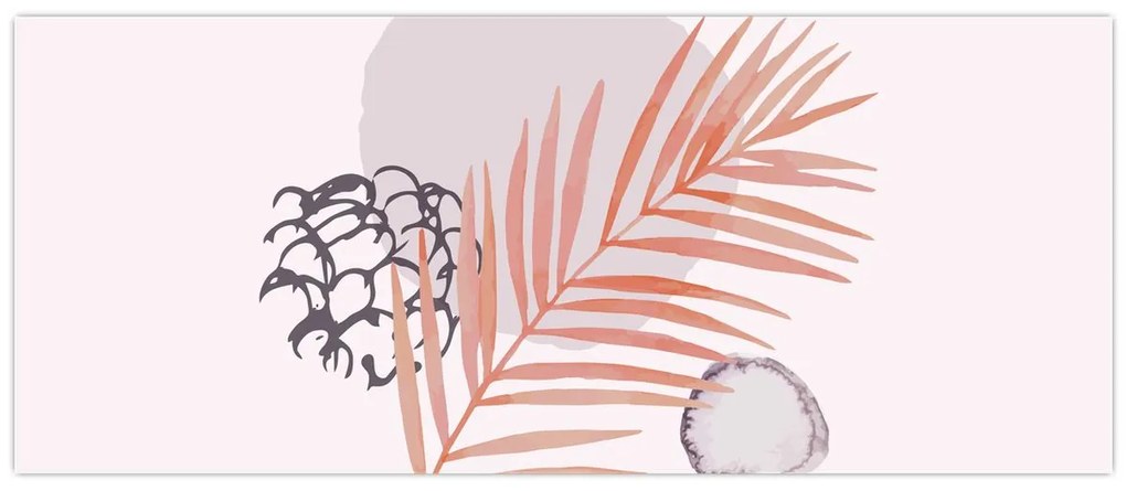 Kép - Lila minimalizmus N⁰3 (120x50 cm)
