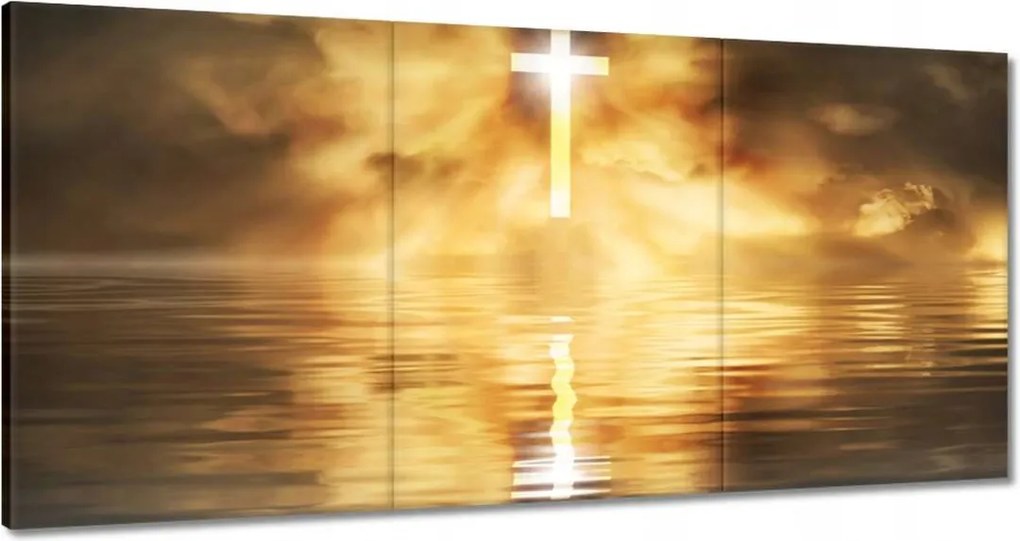 Vászonkép 120x60 Kereszt Jézus Mennyország