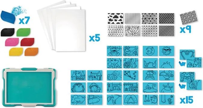 Rajztábla, kastélyok, MAPED CREATIV „Textur' Art” (IMAC907038)