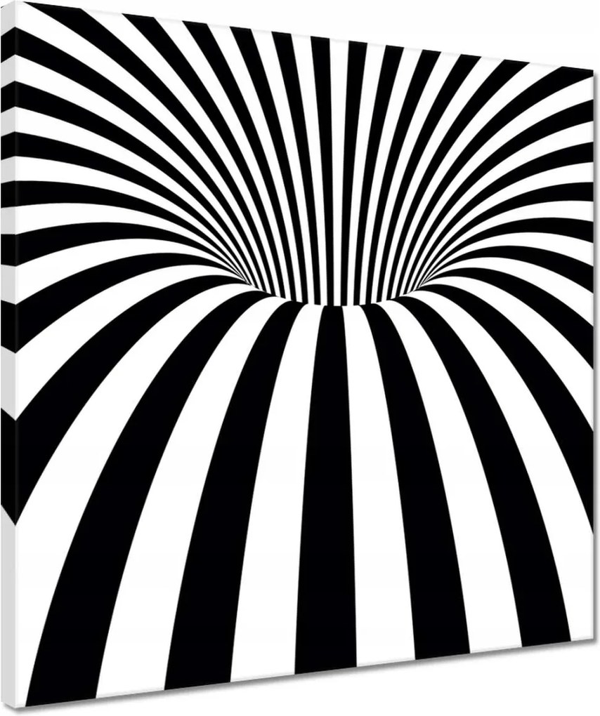 Vászonkép 40x40 Absztrakt fekete-fehér