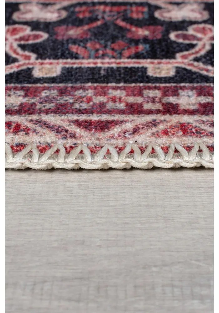 Borvörös mosható szőnyeg újrahasznosított szálkeverékből 160x230 cm Windsor – Flair Rugs