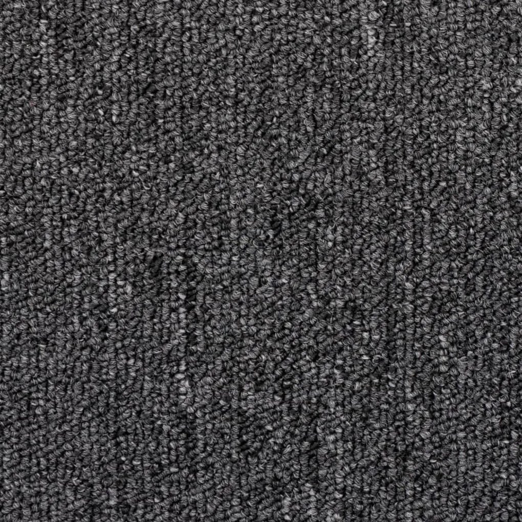 10 db antracitszürke lépcsőszőnyeg 65x24x4 cm