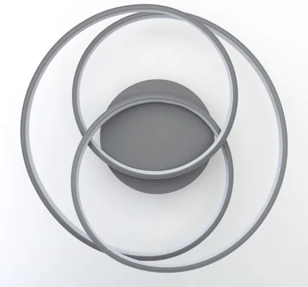 Brilliant - LED Mennyezeti lámpa LABYRINTH LED/40W/230V átm. 39,5 cm szürke