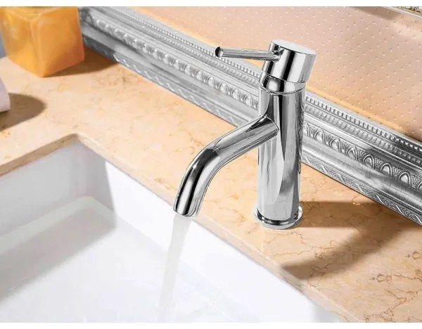 REA-B4101 - LUNGO mosdócsaptelep, 16,5 cm, fényes króm