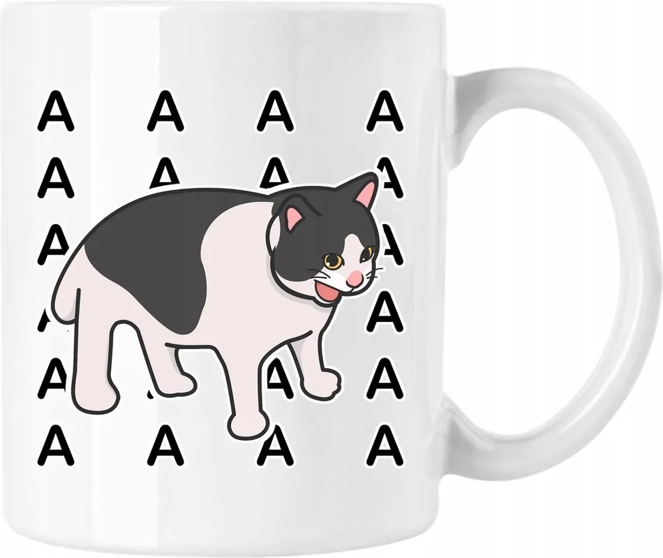 Bögre Cica Vicces Mém Aaa! 2 Fehér 330ml