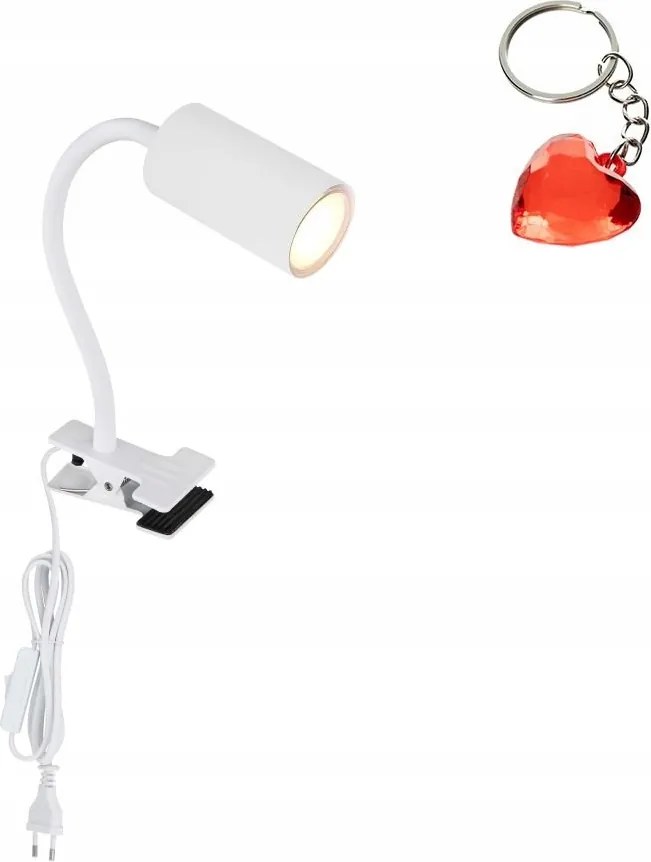 Asztali lámpa csipesz Robby 57911KW Globo