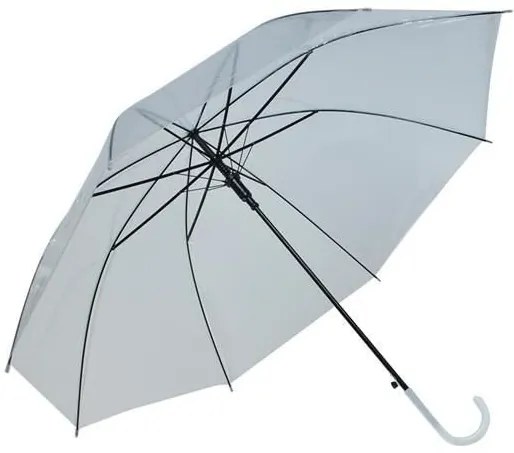 Transparent white umbrella