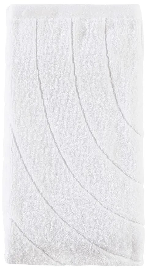 Fehér frottír pamut törölköző 50x100 cm Time – Zone