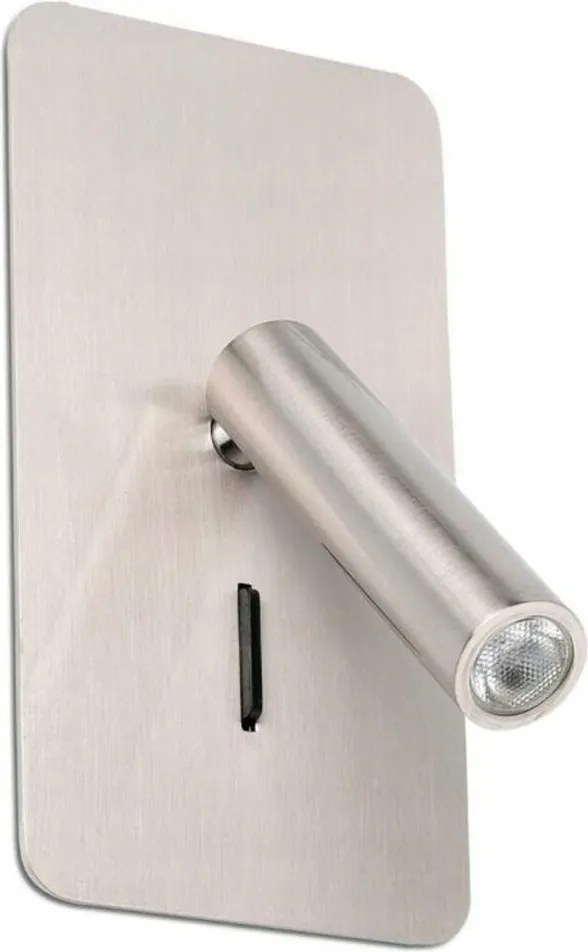 Faro Suau Led süllyesztett fali lámpa 3W, 3000K, nikkel, modern dizájn