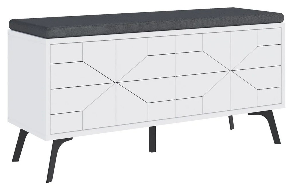 Cipőtároló Dune Bench - Fehér