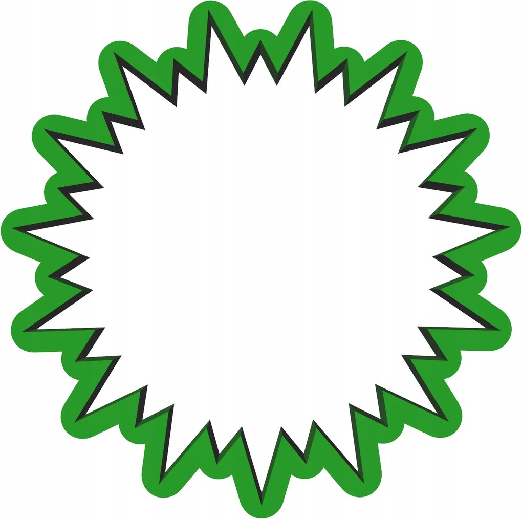 Forma Lyukasztó Sütemény- és Mézeskalácsvágó Napsugár 8cm