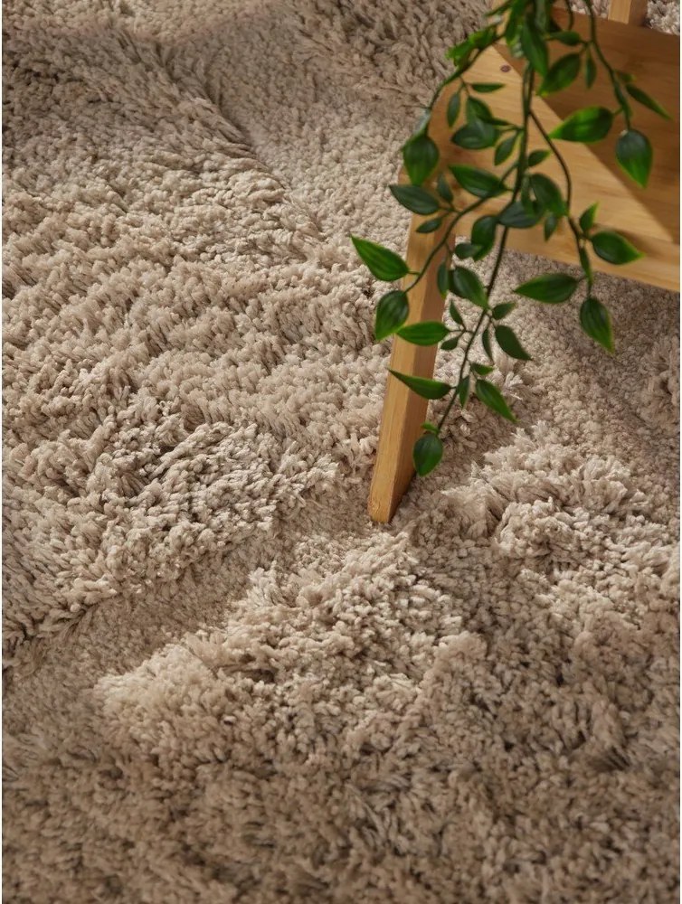 Bézs kézi szövésű kerek szőnyeg ø 200 cm Lambeth Jasper – Ted Baker