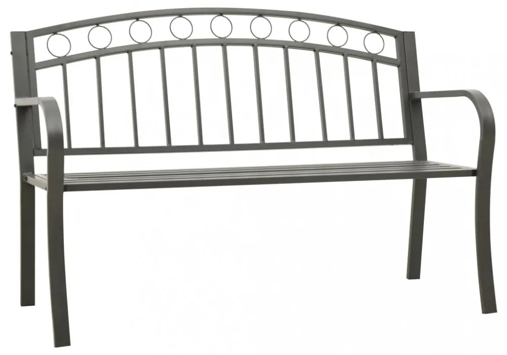 szürke kerti pad 120 cm