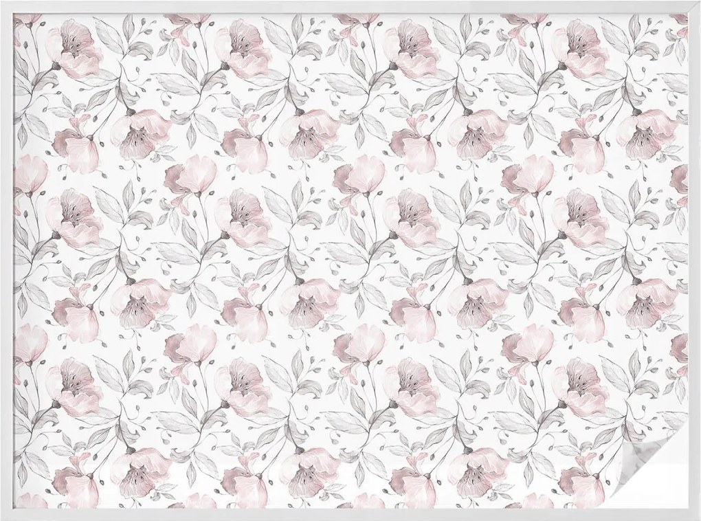 Öntapadós Ablakfólia Adatvédelem Rózsalevelek 200x146 cm