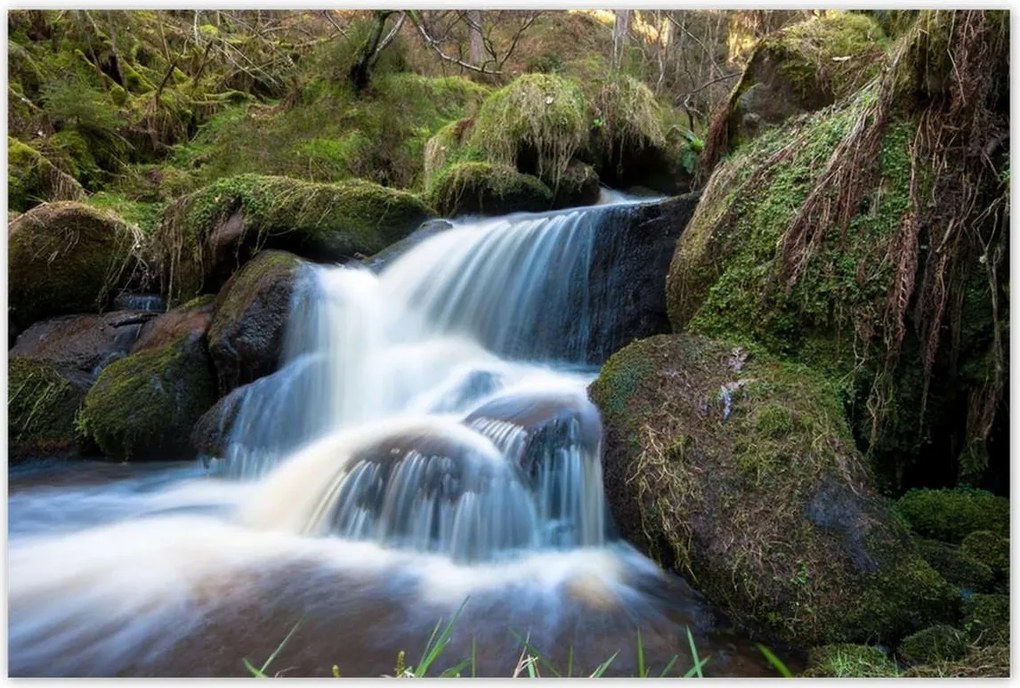 Poszterek 120x80 Hegyi zuhatag