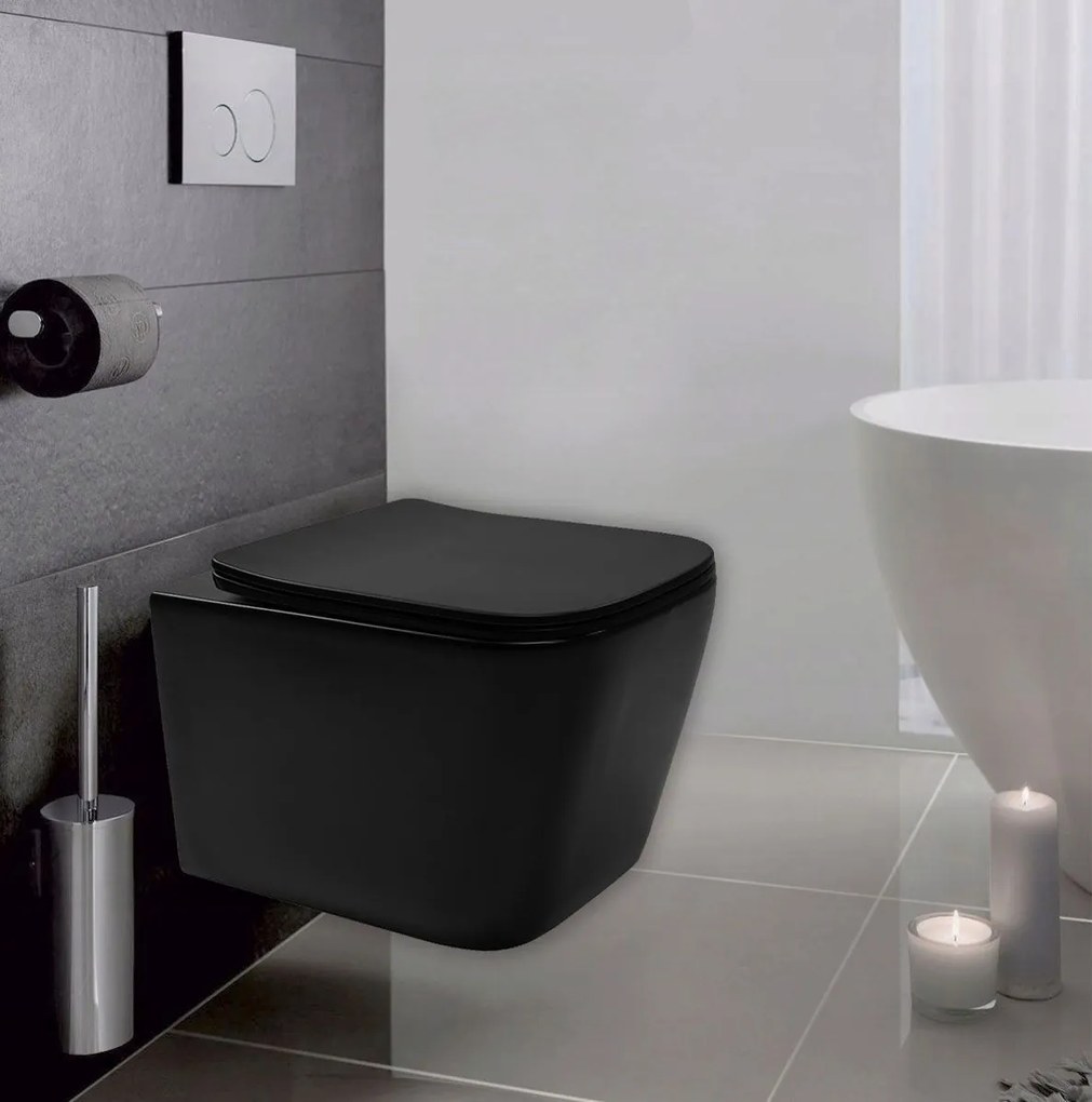 WC csésze Rea Julio Black Matt