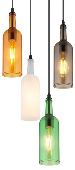 Globo 28048-4H - Csillár zsinóron LEVITO 4xE27/8W/230V