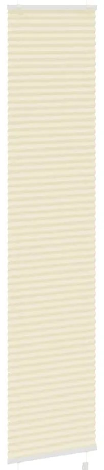 pliszírozott redőny krém 45x200 cm szövetszélesség 44,4 cm