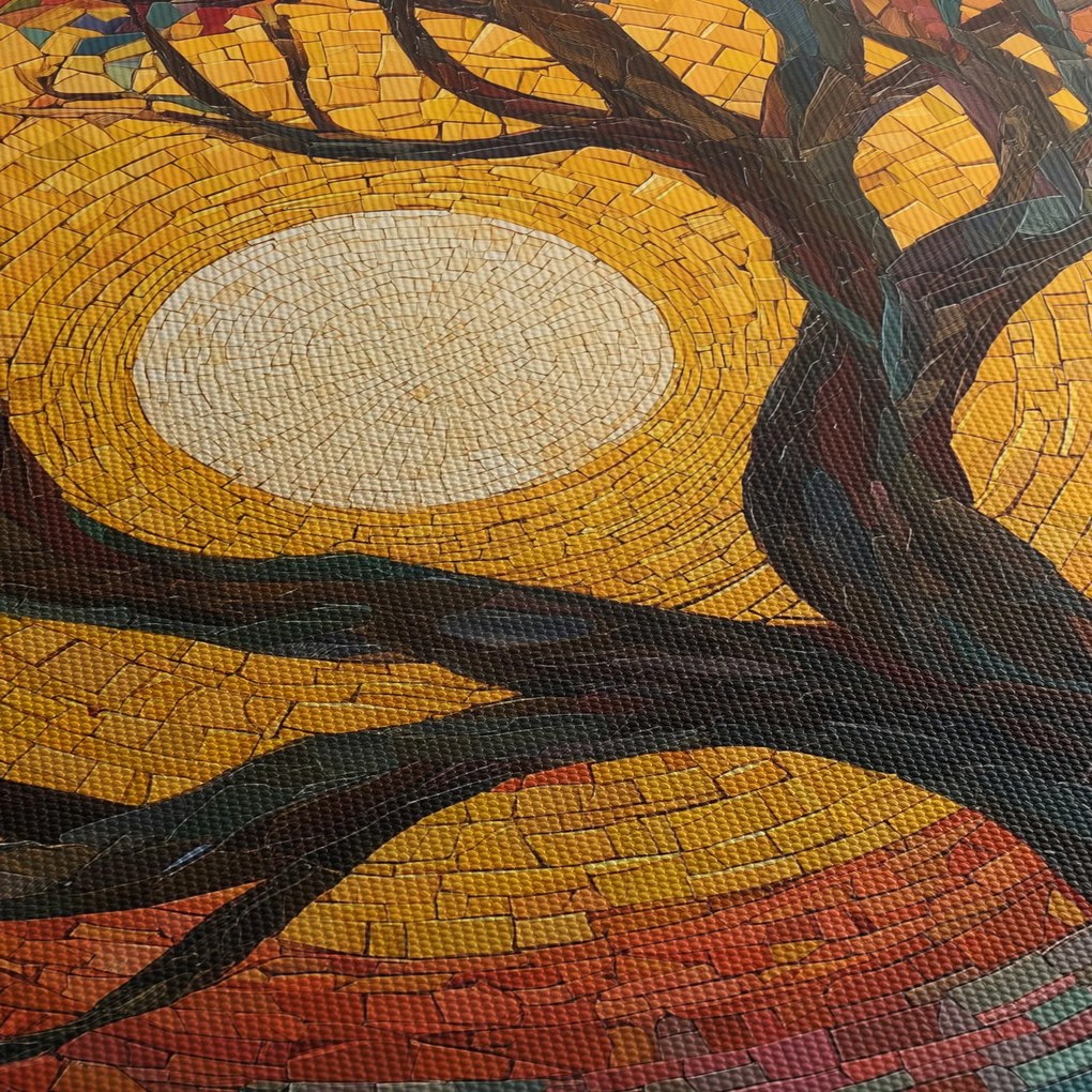 Kép - Nap az élet fájának koronájában (90x60 cm)