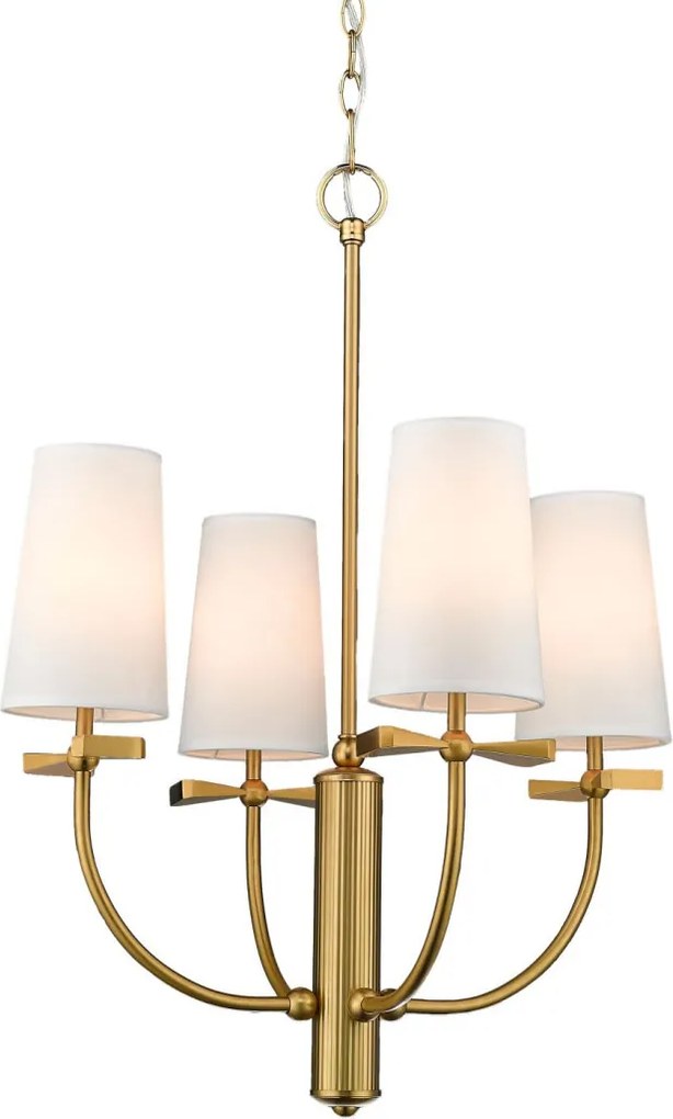 COSMOLIGHT P04190BR BOW Modern Csillár Fehér, Sárgaréz E14 IP20