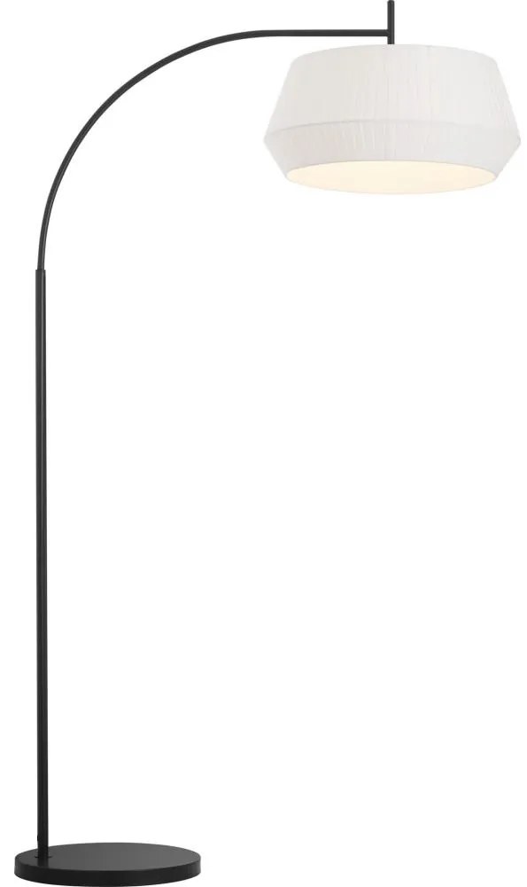 Nordlux - Állólámpa DICTE 1xE27/60W/230V fekete/fehér