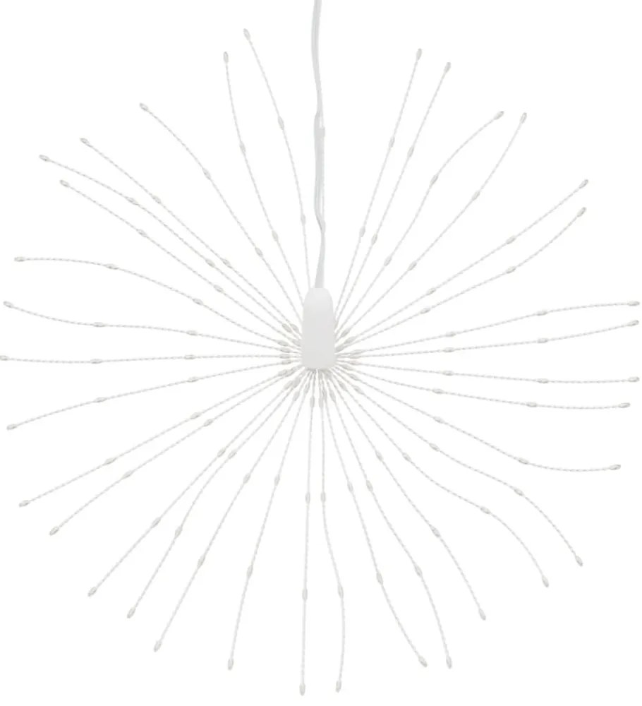2 db karácsonyi hideg fehér csillagfény 140 db LED 17 cm