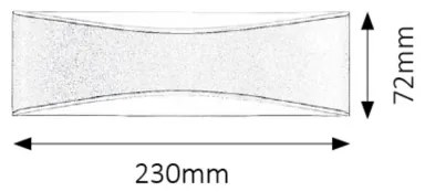 Rabalux 8795 - LED Kültéri fali lámpa BIRMINGHAM LED/10W/230V IP65