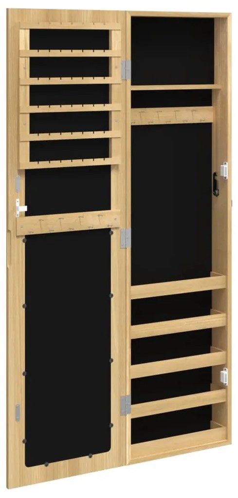 falra szerelhető tükrös ékszerszekrény 30x8,5x106 cm