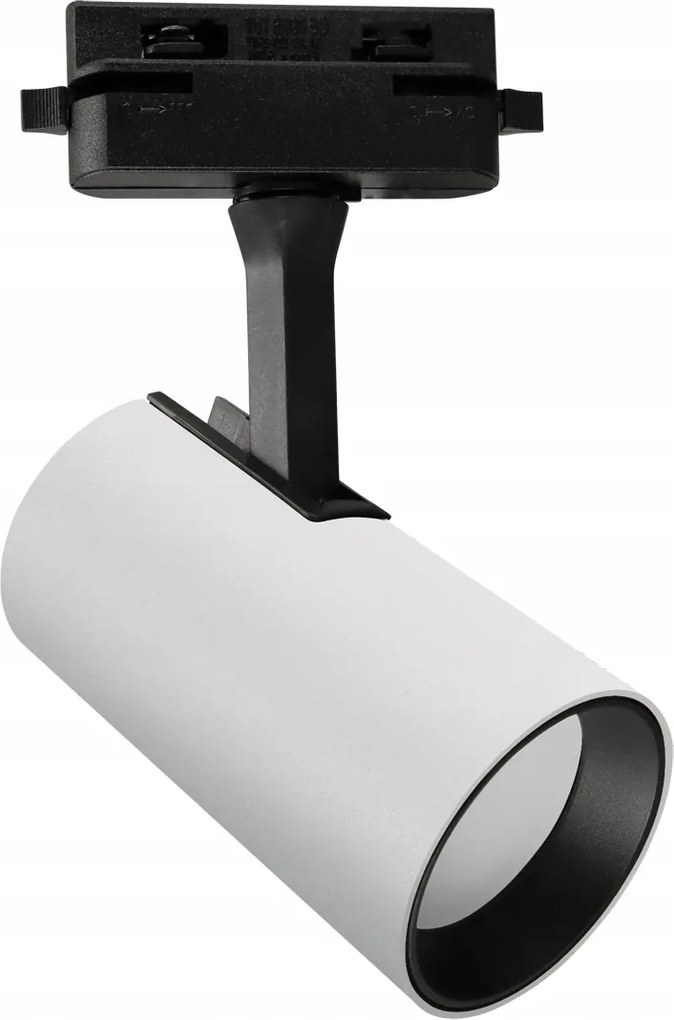 Spot lámpatest Sínre szerelhető Luter Tra GU10 fehér/fekete