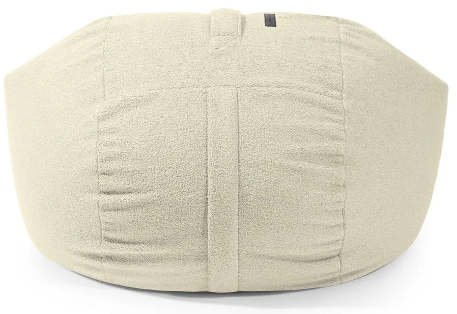 Barna buklé babzsákfotel Roll 105 – SLOWDOWN