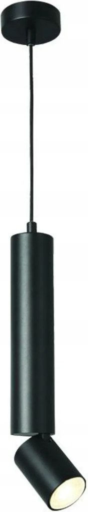 Aca Lighting függeszték 1XGU10 Babel fekete fém IP20 D5.6XD8XH140CM Ra