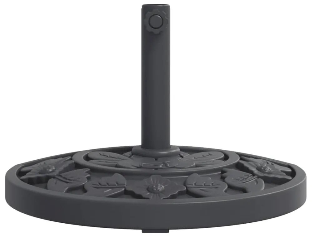 félkör alakú napernyőtalp rúdhoz Ø38 / 48 mm 9 kg