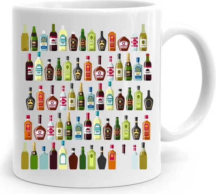 Bögre Ajándék Csaposnak Legjobb Csapos Flaska nyomtatott fényképpel