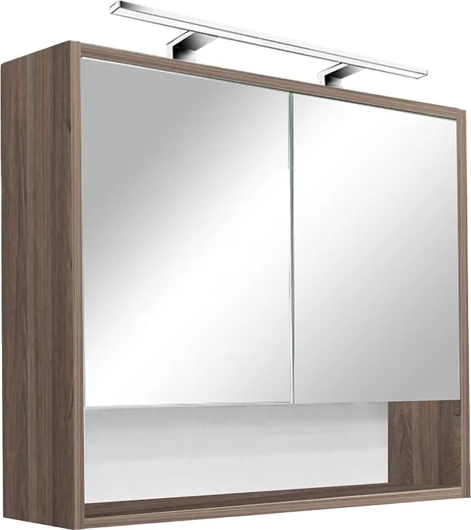 Luna 80 felső tükrös szekrény, Rauna szil