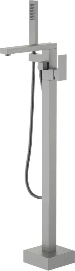 AREZZO design CUBEFIELD szabadonálló kádcsaptelep, gun metal
