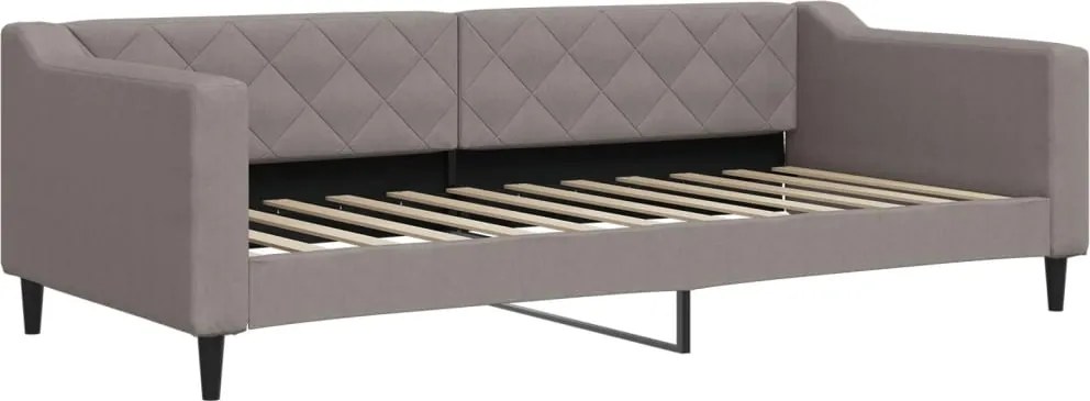 vidaXL tópszínű szövet kanapéágy 90 x 200 cm