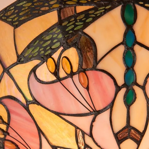 Endon 63922 - Tiffany mennyezeti lámpa ASHTON 2xE27/60W/230V átm. 45 cm