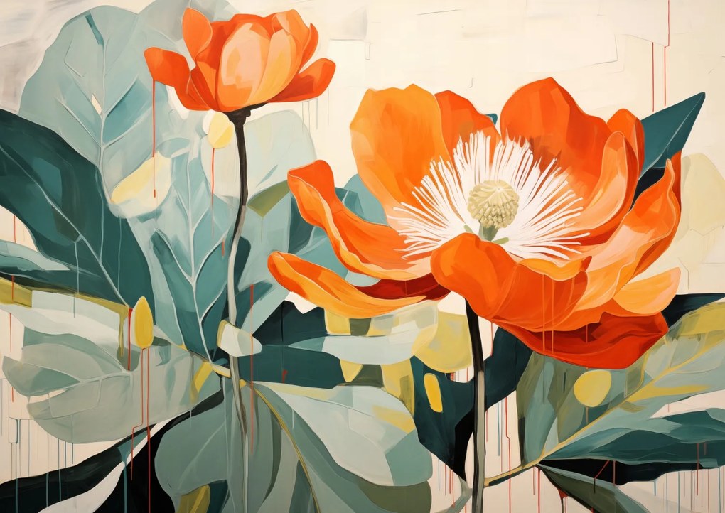 Poszter 42x29,7cm Élő tájkép