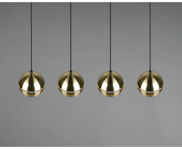 Trio - Csillár zsinóron FLETCHER 4xE14/40W/230V réz