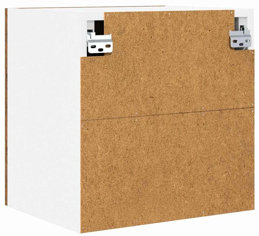 Függő szekrény Riga 2 pcs Régi fa és fehér 40 x 31 x 40 cm