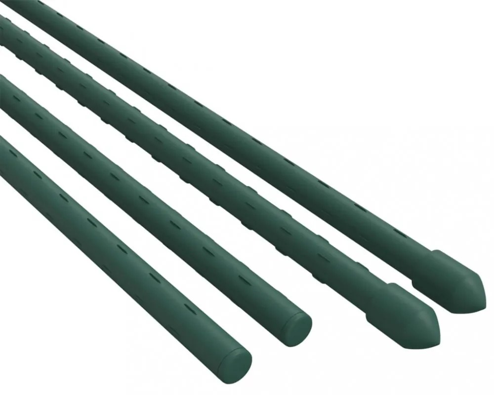 30 db zöld acél kerti növénykaró 115 cm