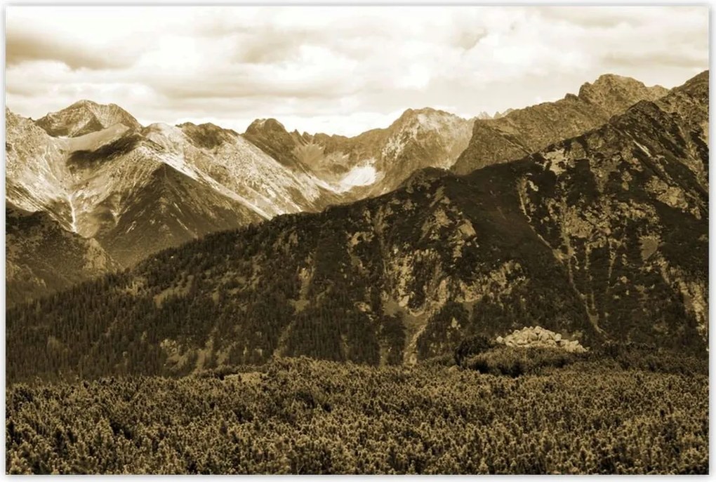 Poszterek 120x80 Tátra Lengyel hegyek Kilátás