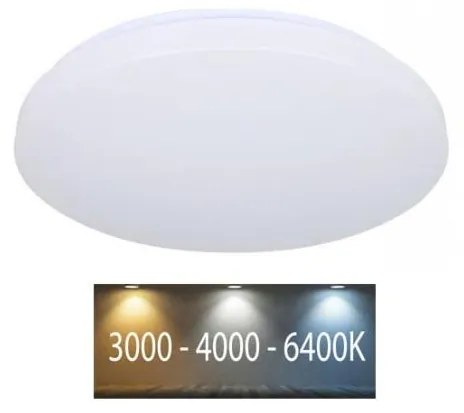 LED mennyezeti lámpa 12W, 230V, 26cm, 3000K/4000K/6400K színhőm.