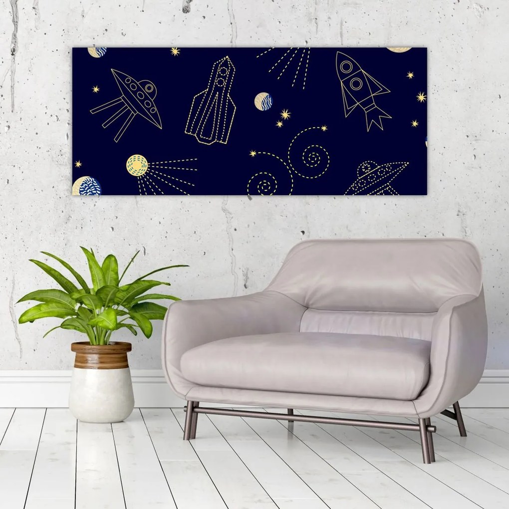 Kép - Univerzum (120x50 cm)