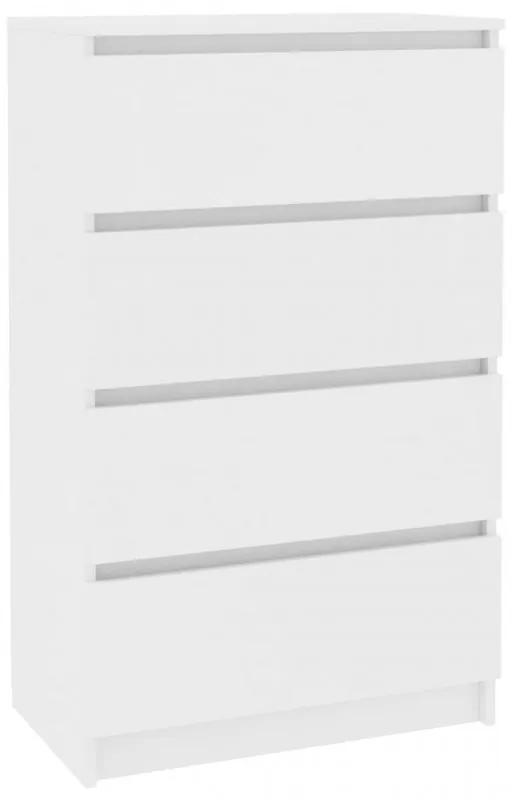 Fehér forgácslap tálalószekrény 60 x 35 x 98,5 cm