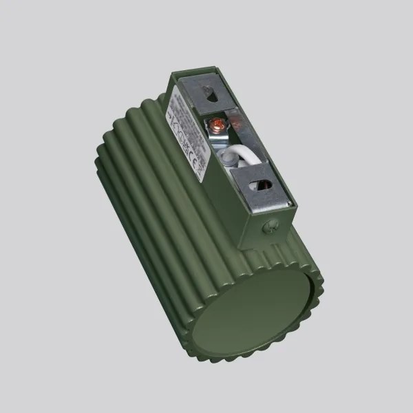 Sollux SL.1656 - Fali lámpa KARBON 1xGU10/10W/230V zöld